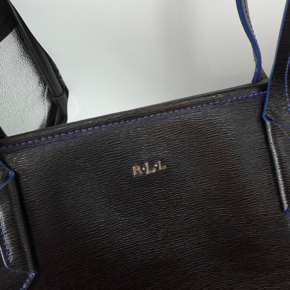 Lauren Ralph Lauren Tote Black Bag - Picture 2 of 8